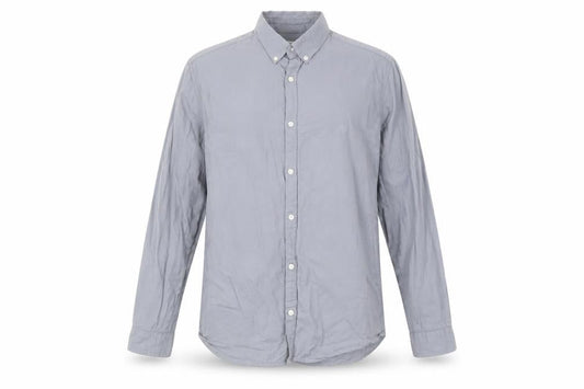 Jack & Jones Men's Grey Casual Shirt M, 100% Cotton, Button-Down