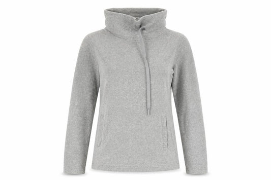 Mountain Warehouse Women's Grey High Neck Pullover Sweatshirt