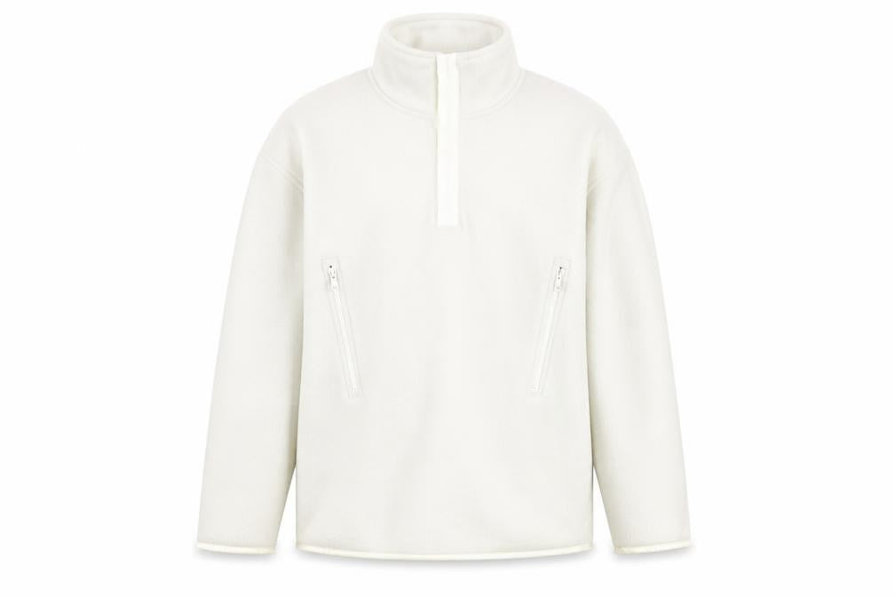 Pierre Cardin White Pullover Sweatshirt M