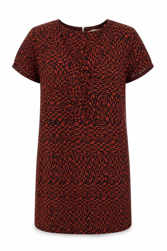 White Stuff Women's Geometric Shift Dress UK 12