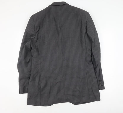 Austin Reed Men's Grey Wool Blazer 42L Classic Formal