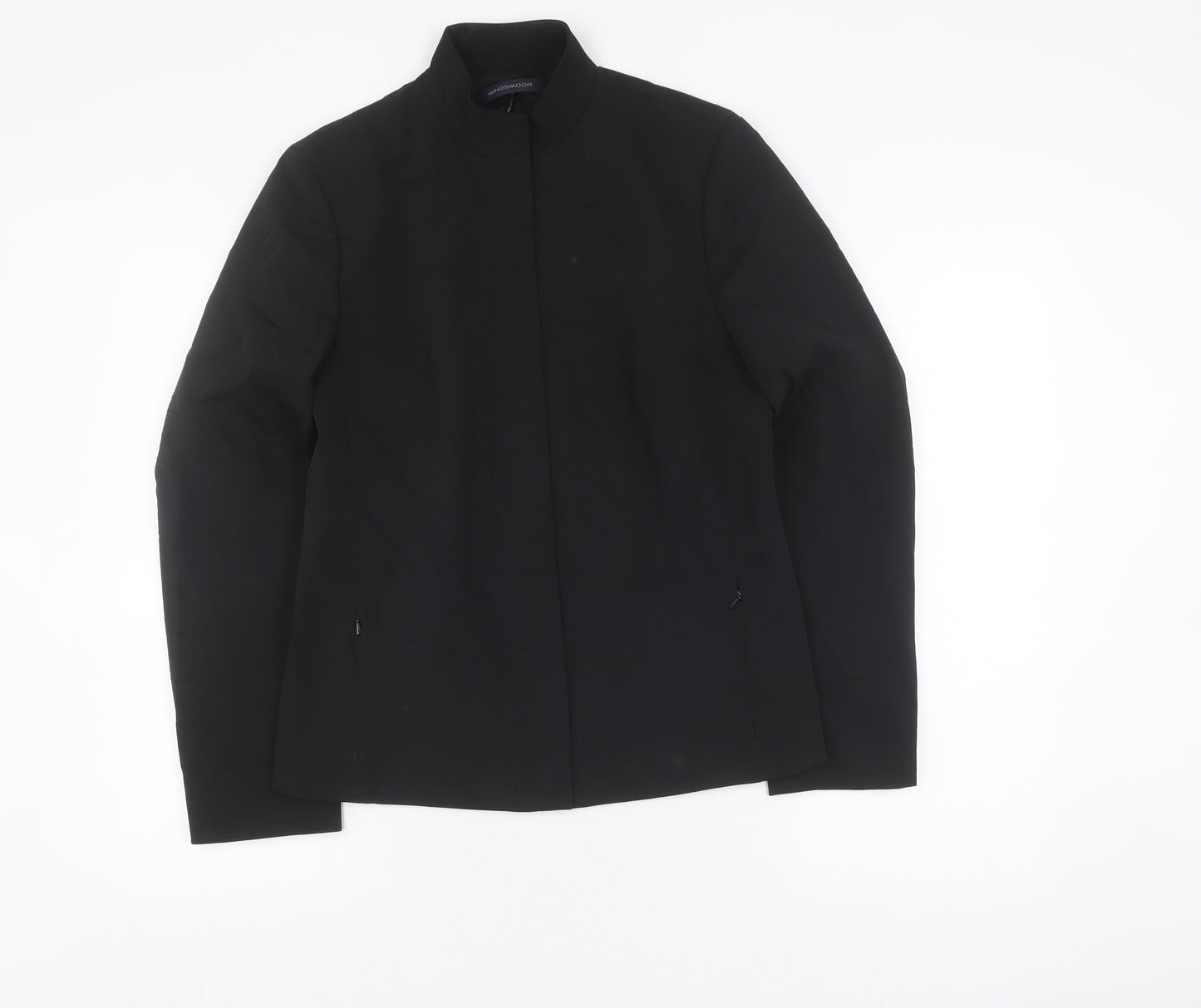 Windsmoor Women's Black Jacket Size 12 Polyester Blend