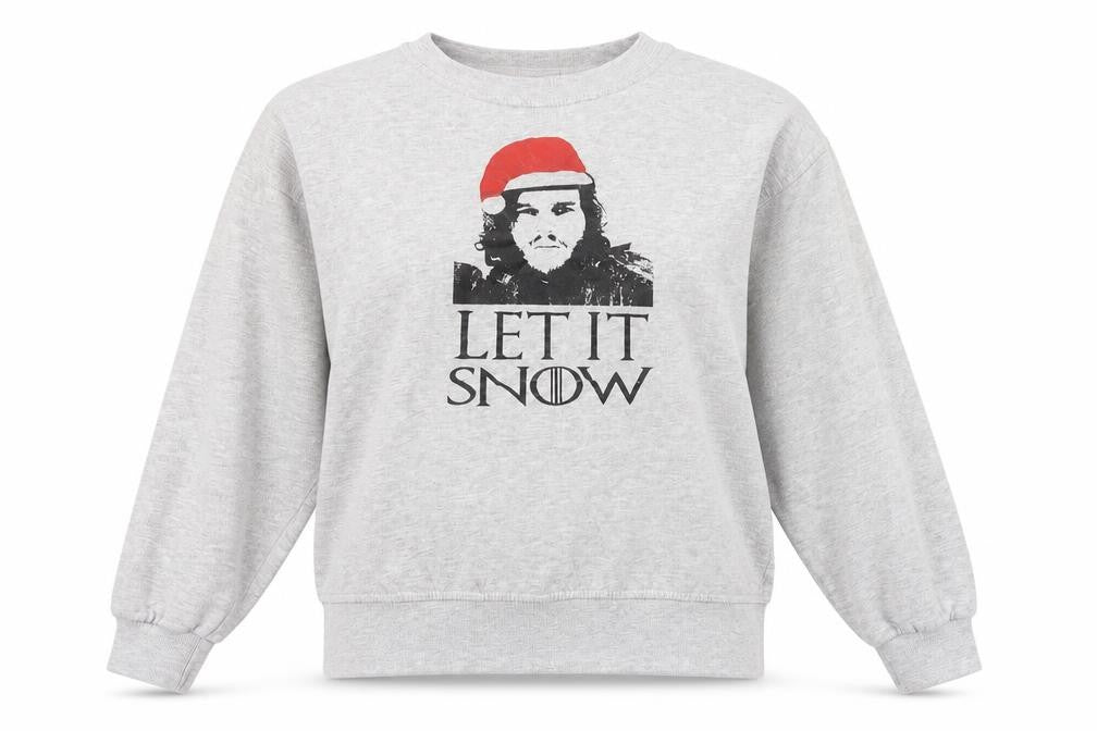 Active Sweats Unisex Grey Medium Game of Thrones Sweatshirt