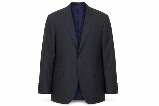 Austin Reed Men's Grey Wool Blazer 44R, Single-Breasted