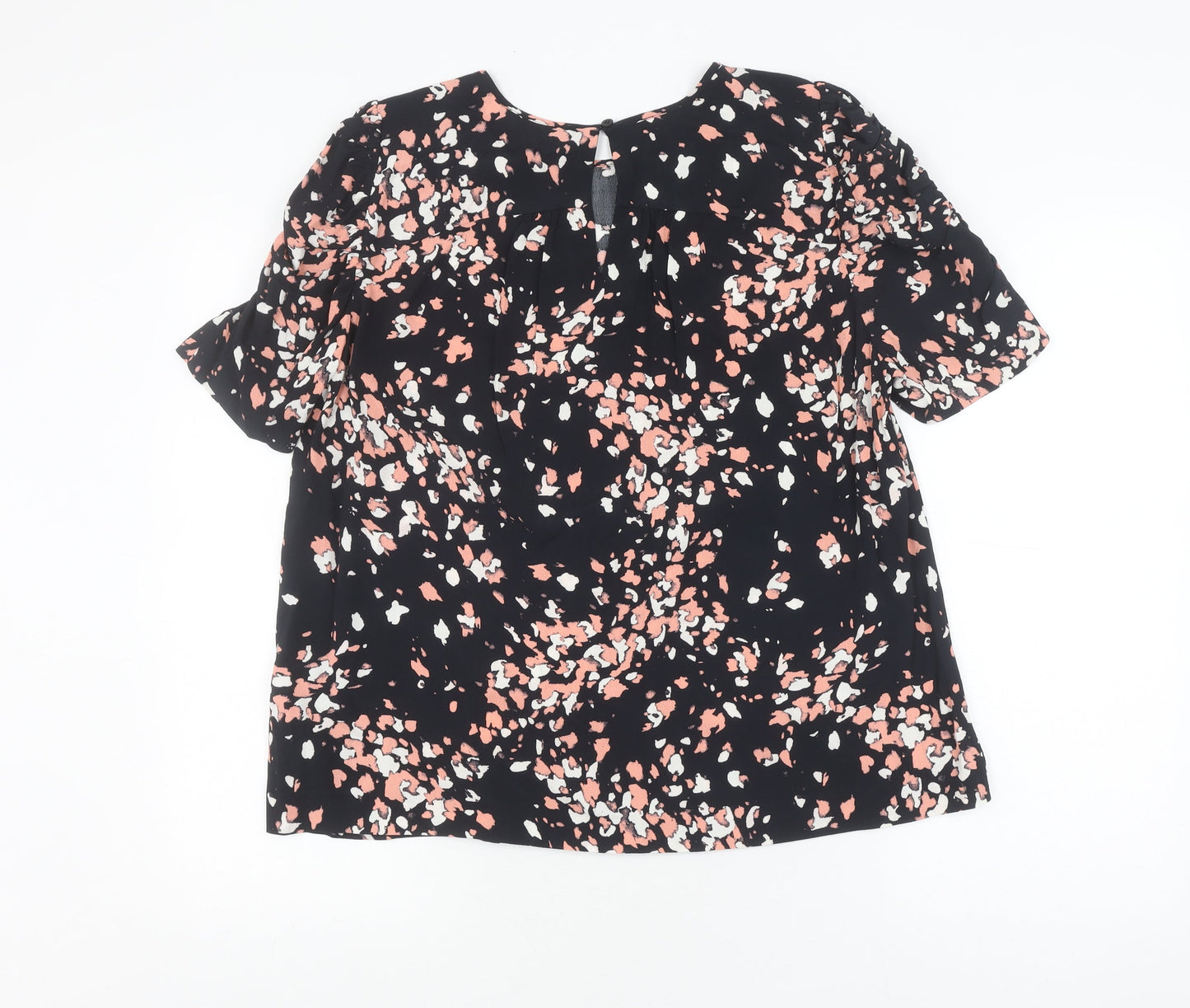 Whistles Women's Multicoloured Blouse, Size 14, Puff Sleeve