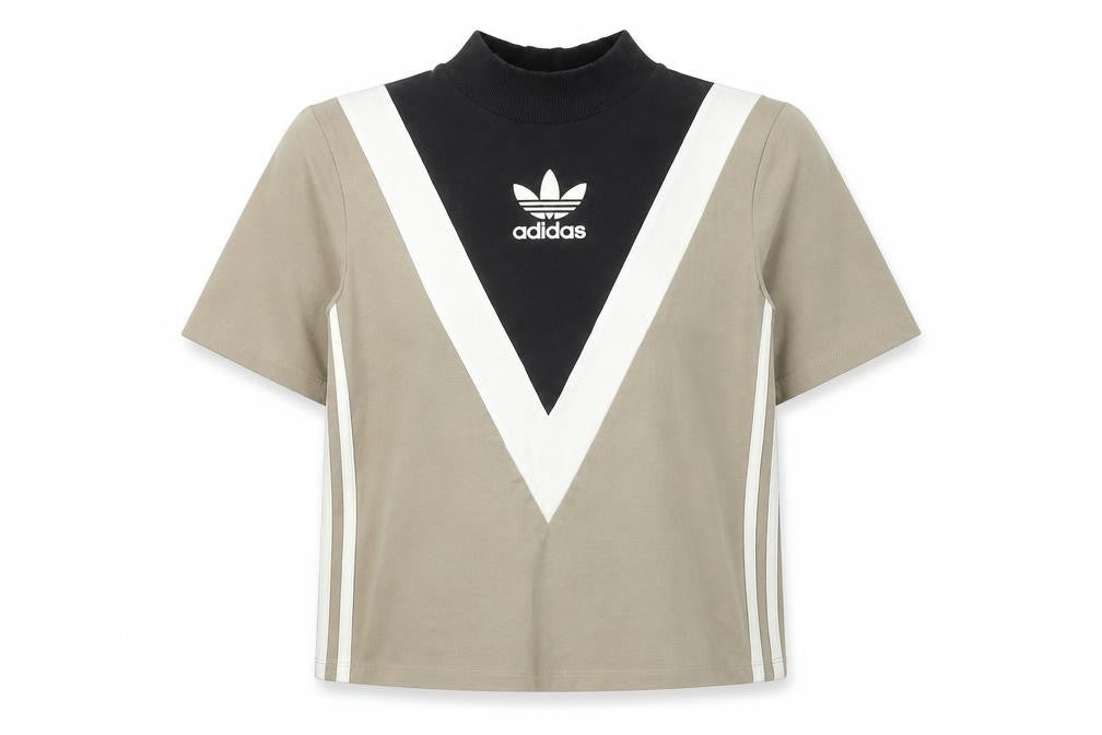 adidas Women's Multicoloured Cropped T-Shirt, Size 4