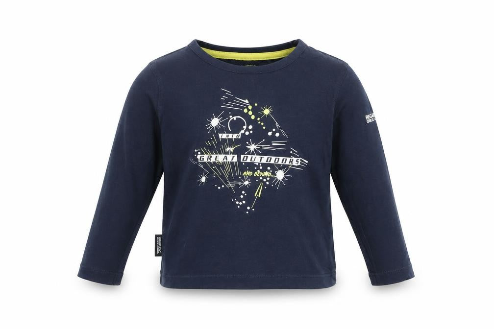Regatta Unisex Kids Blue Graphic T-Shirt 3-4 Years