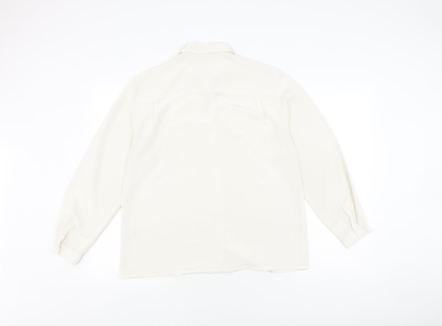 Viyella Women's White Button-Up Blouse Size 12