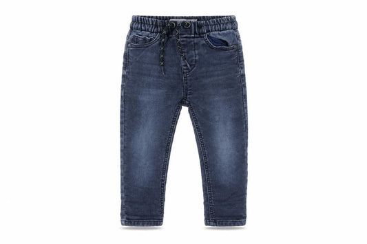 Next Unisex Blue Jogger Jeans 24 Months Cotton Blend