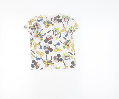 Preloved Disney Boys Multicoloured Cartoon T-Shirt, Size 5 Years - Back