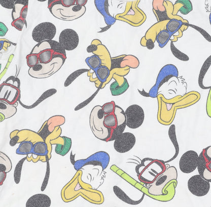 Preloved Disney Boys Multicoloured Cartoon T-Shirt, Size 5 Years - Detail