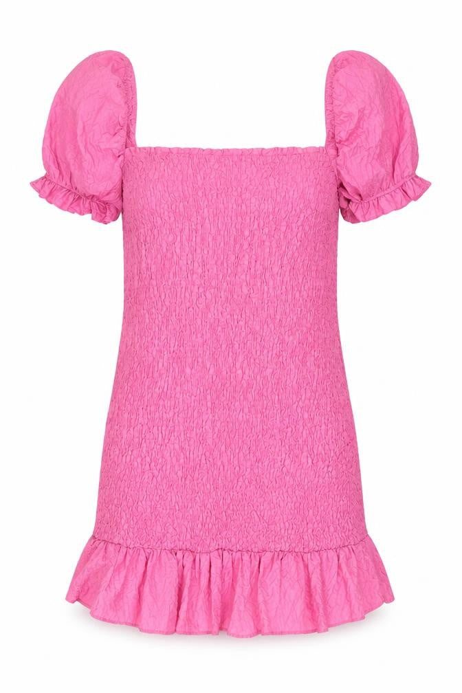 Zara Women's Pink A-Line Mini Dress Size 16