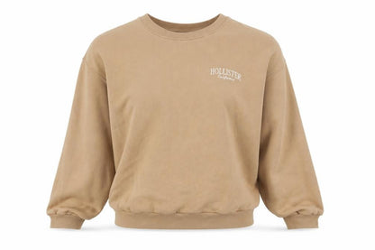 Hollister Womens Brown Pullover Sweatshirt L