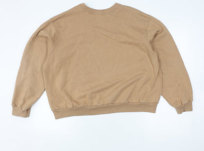 Hollister Womens Brown Pullover Sweatshirt L