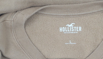 Hollister Womens Brown Pullover Sweatshirt L