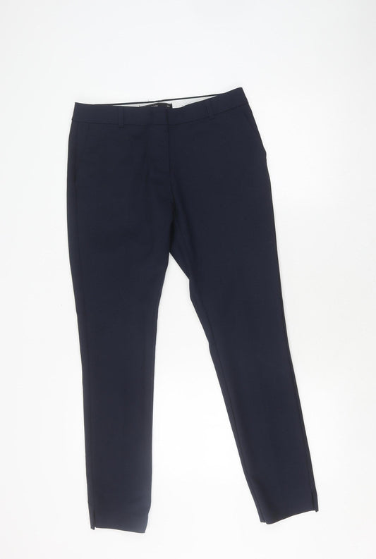 Cortelle Women's Blue Straight Trousers Size 10