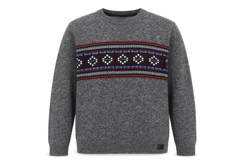 Hollister Men's Grey Pullover Jumper, L, Crew Neck, Casual