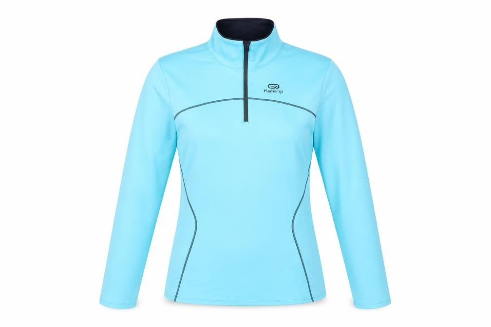 Decathlon Women's Blue 2XS Henley Sweatshirt