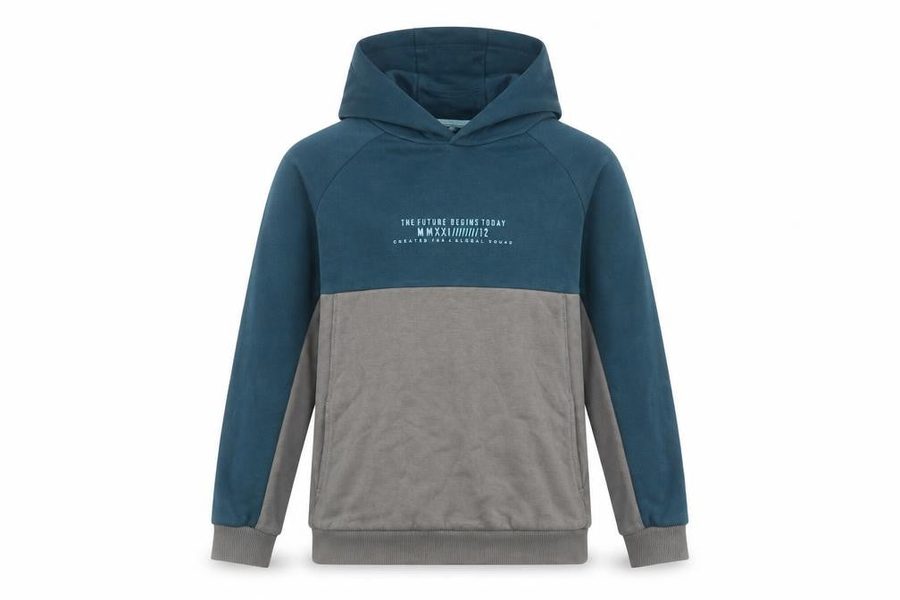 Marks & Spencer Boys Colourblock Pullover Hoodie 13-14Y