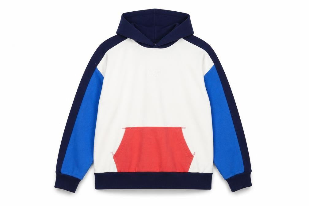 Gap Boys Multicoloured XL Pullover Hoodie - Casual Colourblock