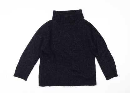 Caroll Women's Black Roll Neck Pullover Jumper S