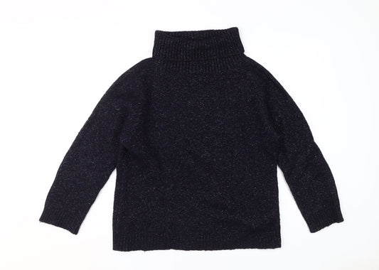 Caroll Women's Black Roll Neck Pullover Jumper S