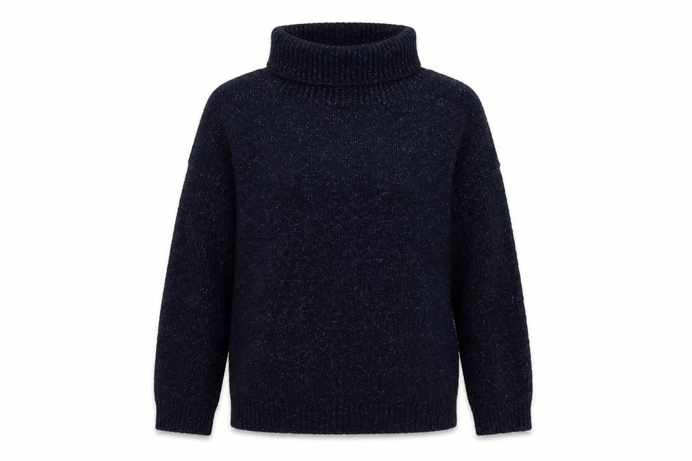 Caroll Women's Black Roll Neck Pullover Jumper S