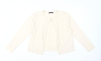 David Emanuel Women's Ivory Cardigan M