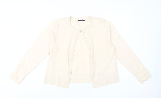 David Emanuel Women's Ivory Cardigan M