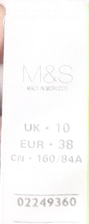 Marks and Spencer Ivory Lace Blouse, UK 10, 3/4 Sleeve