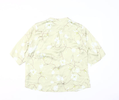 Eastex Women's Green Floral Blouse Size 14