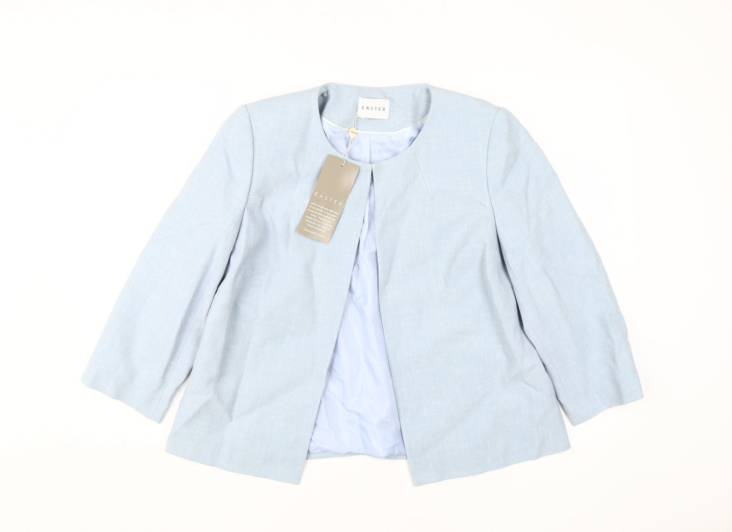 Eastex Women's Blue Blazer Size 12, Lined, New