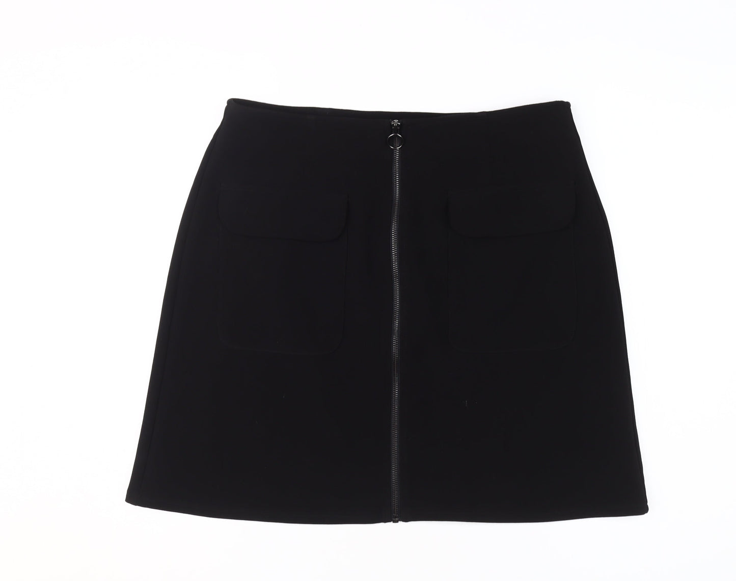 Wallis Women’s Black Knee Length Pencil Skirt, Size 12