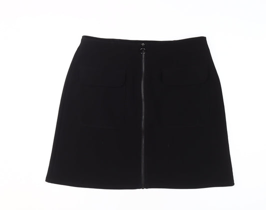 Wallis Women’s Black Knee Length Pencil Skirt, Size 12