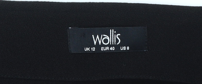 Wallis Women’s Black Knee Length Pencil Skirt, Size 12