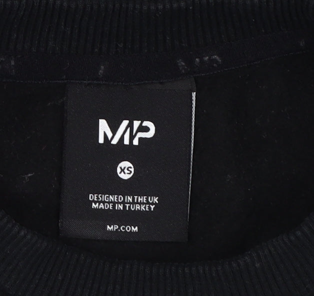 MP Black Unisex XS Pullover Sweatshirt
