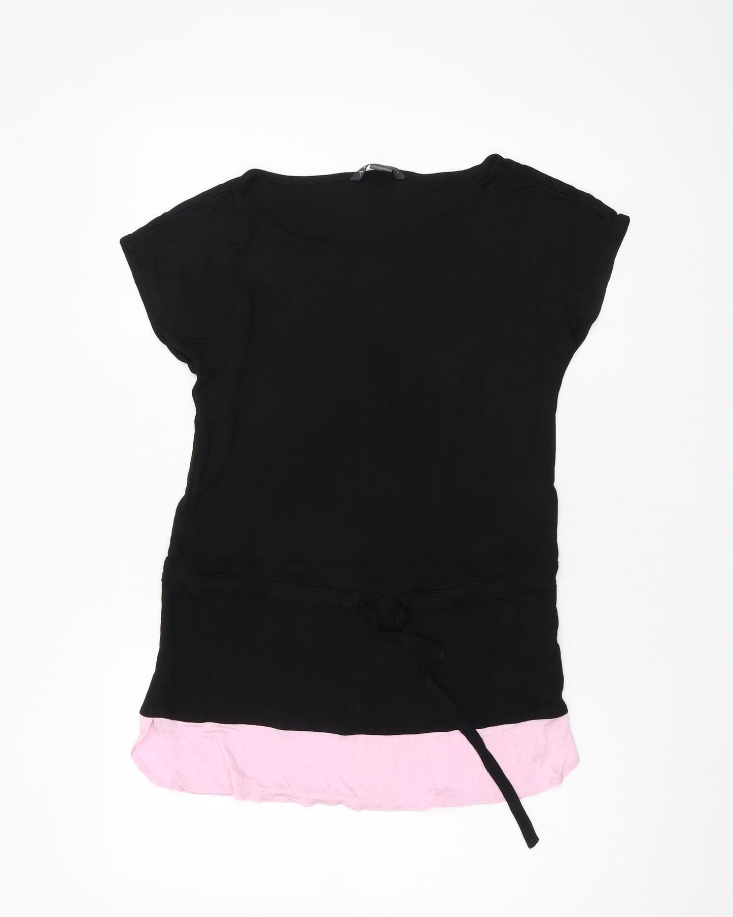 Armani Exchange Women's Black Tunic, Short Sleeve, S