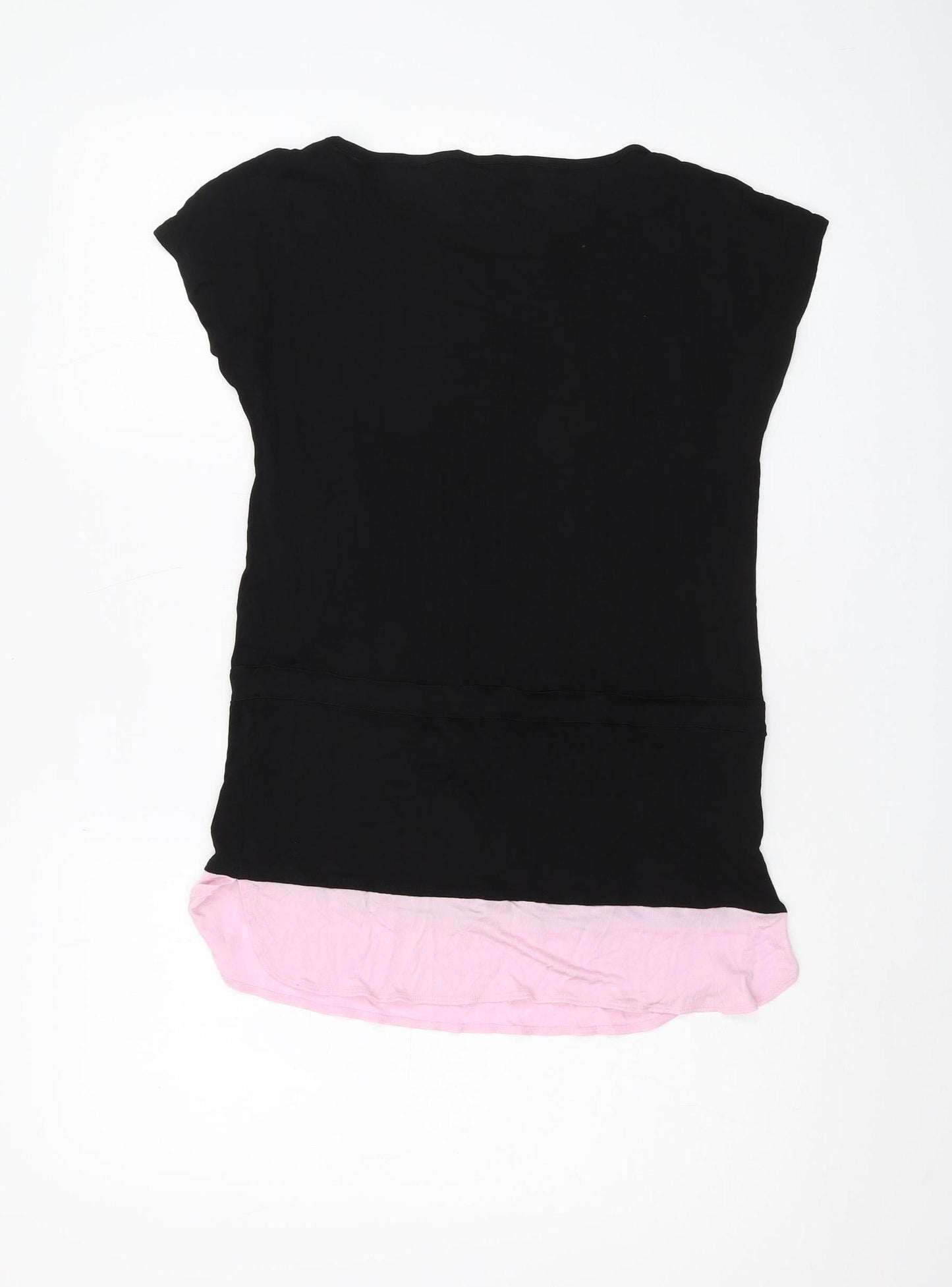 Armani Exchange Women's Black Tunic, Short Sleeve, S