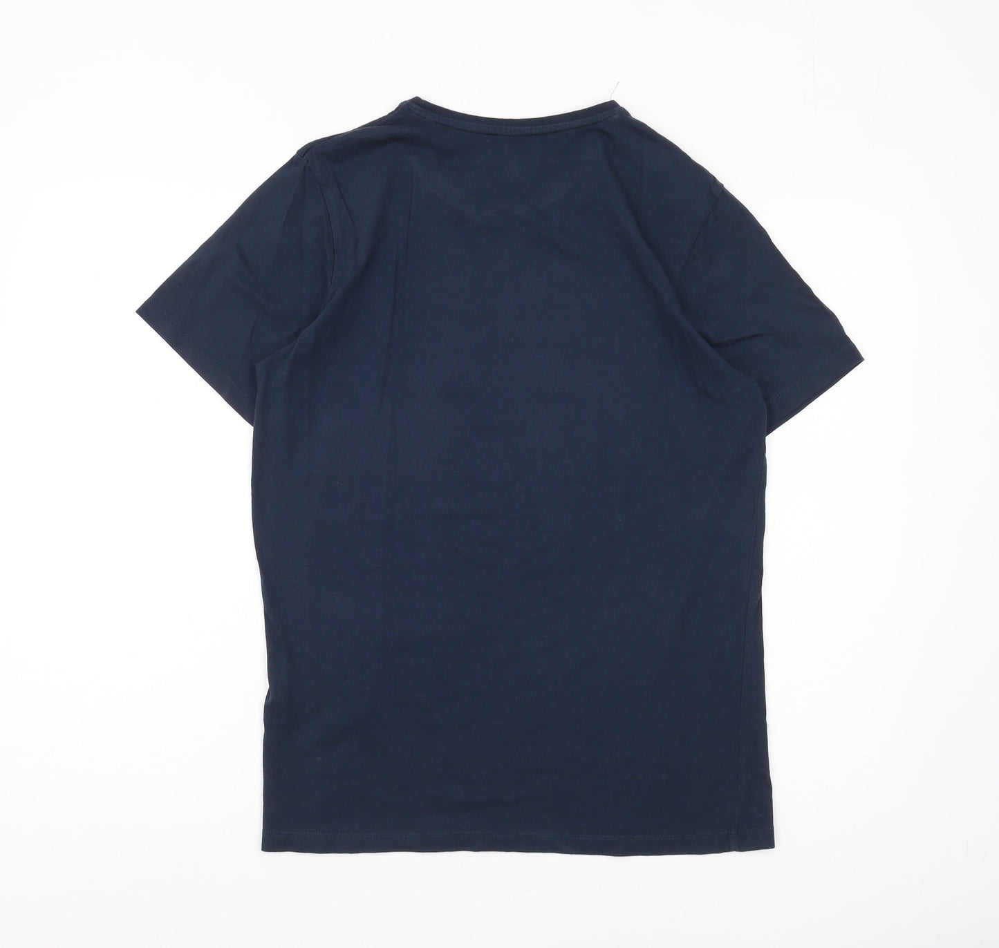 Jack & Jones Men's Blue Graphic Print T-Shirt S