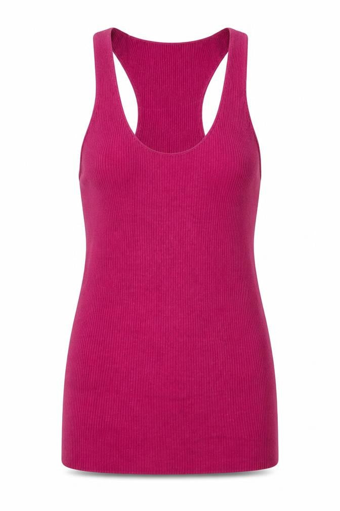 Armani Exchange Women's Red M Basic Tank Top