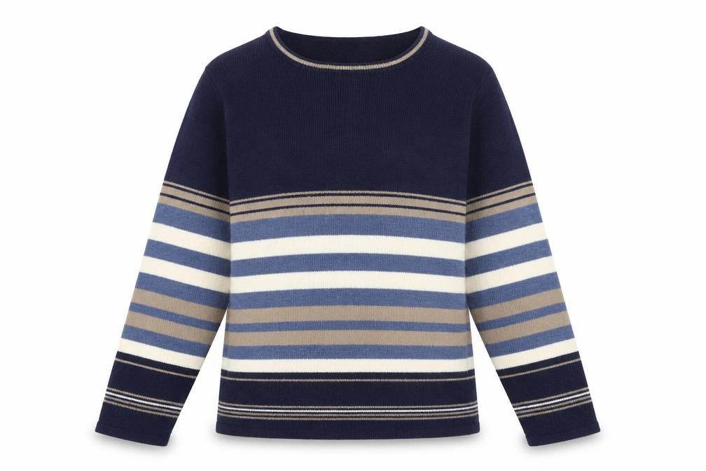 Honor Millburn Women's Multicoloured Striped Pullover