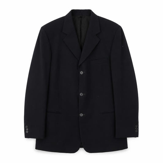 DKNY Men's Black Wool Blazer 40R - Classic Business Jacket