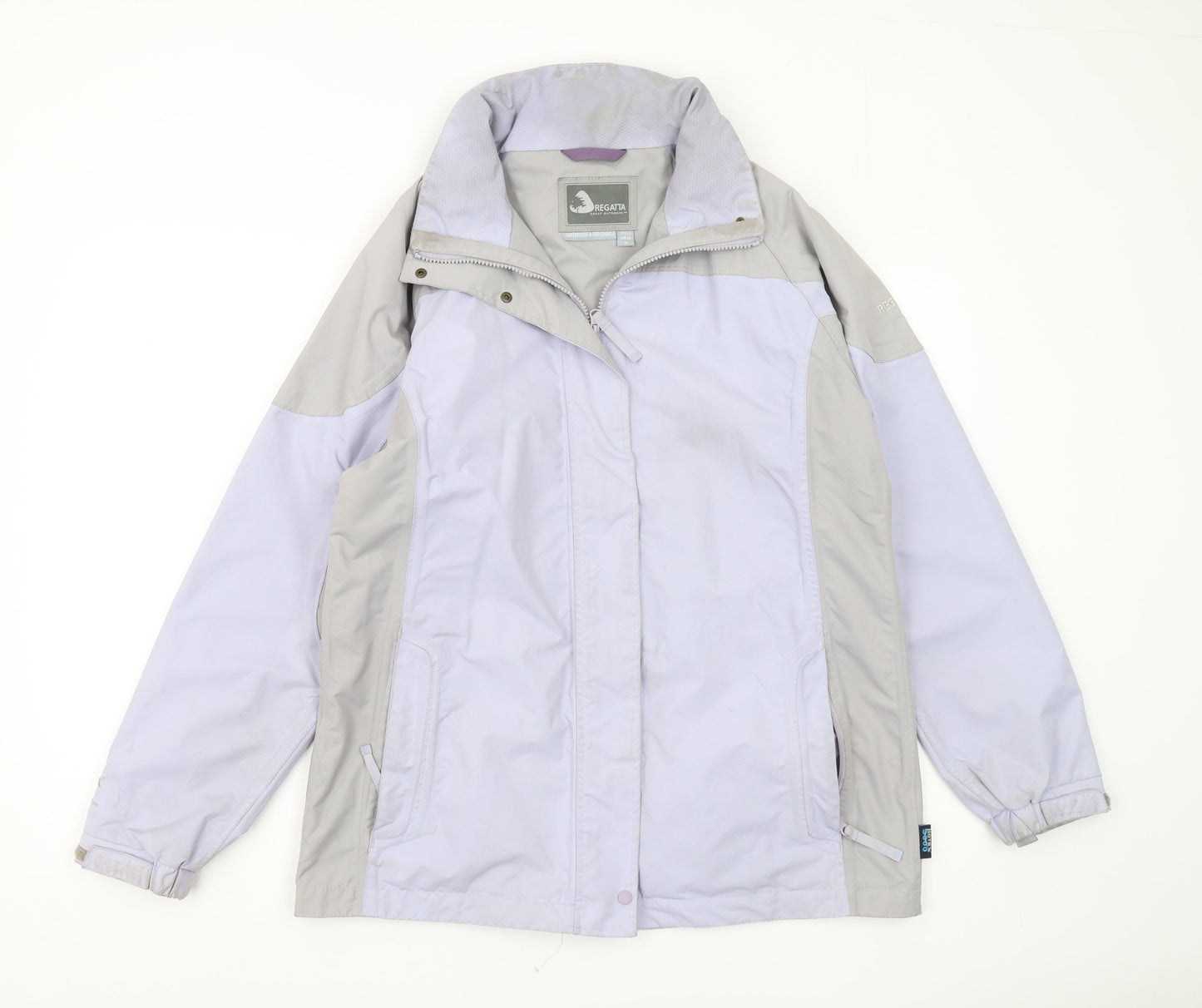 Regatta Women's Grey Rain Coat Jacket Size 12