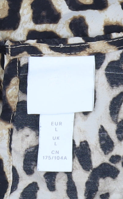 Women's Multicoloured Animal Print Dress L