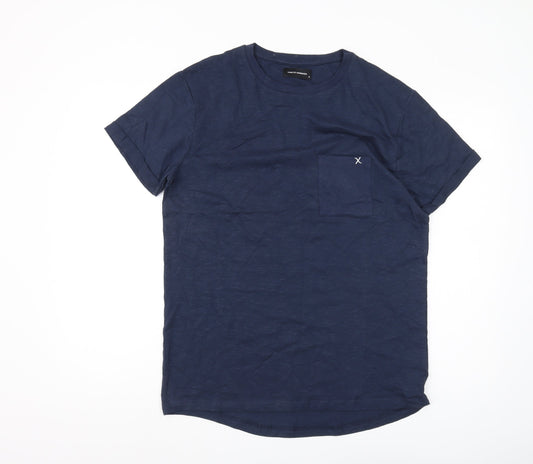 Clean Cut Copenhagen Blue Crew Neck Men's T-Shirt - M