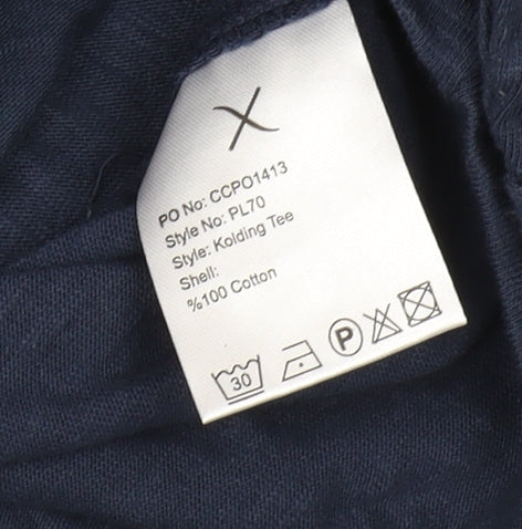 Clean Cut Copenhagen Blue Crew Neck Men's T-Shirt - M