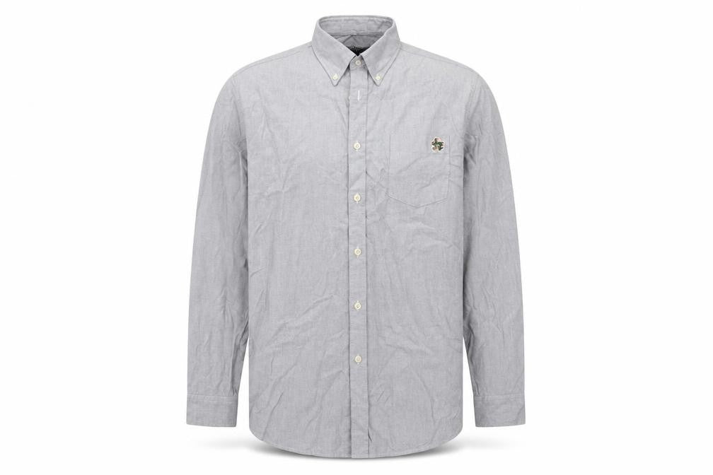 Ted Baker Men's Grey Long Sleeve Button-Up Shirt