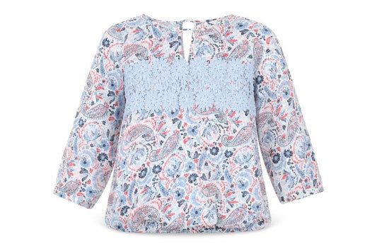 Next Women's Multicoloured Paisley Tunic Blouse Size 8