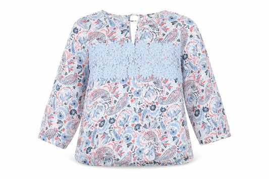 Next Women's Multicoloured Paisley Tunic Blouse Size 8