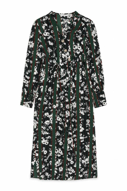 Red Herring Women's Multicoloured Midi Shirt Dress